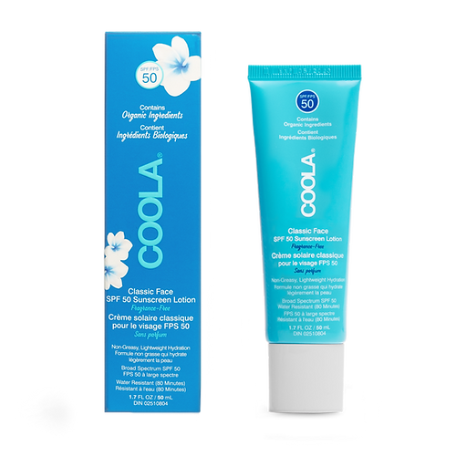 COOLA Classic Face Lotion SPF50 Fragrance-Free