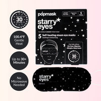 Popmask Self-Warming Eye Mask { Starry Eyes Fragrance-Free }