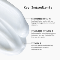 Riversol Essential Moisturizing Cream with Hinokitiol & Vitamin C + E