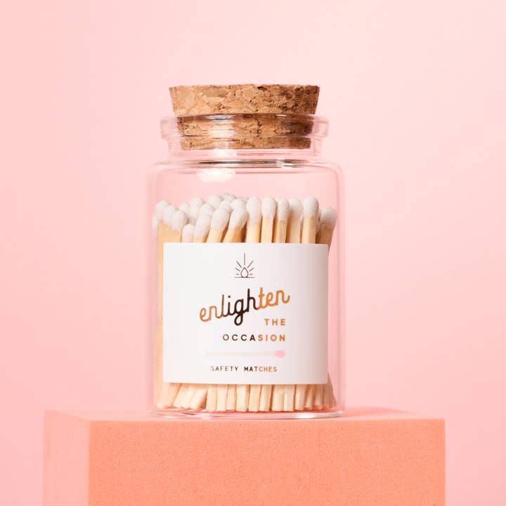 Spark Joy! 100 Matchstick in an Elegant Vial