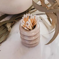 Mimi & August Safety Matches + Sensuous Ceramic Jar