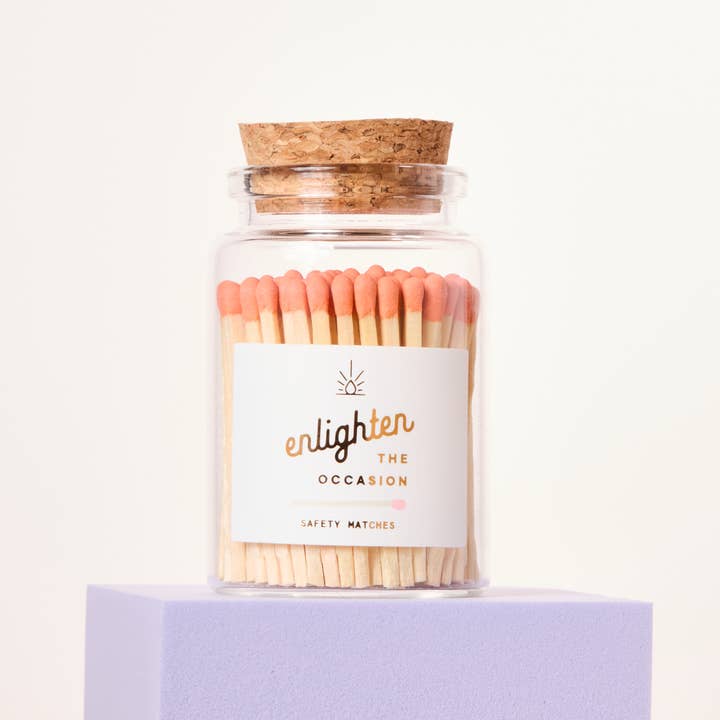 Spark Joy! 100 Matchstick in an Elegant Vial