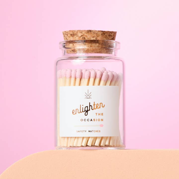 Spark Joy! 100 Matchstick in an Elegant Vial