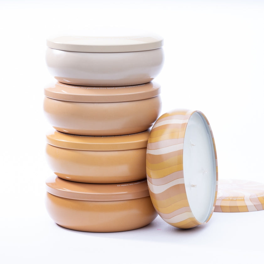 Ginger June 14oz Non-Toxic Soy Candle Tin