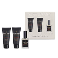 Mistral Men's Collection Voyageur Essential Set | Bourbon Vanilla Travel Trio