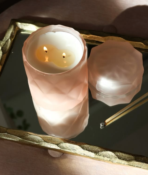 La Lueur Sandalwood Rose Luxury Coconut Wax Candle