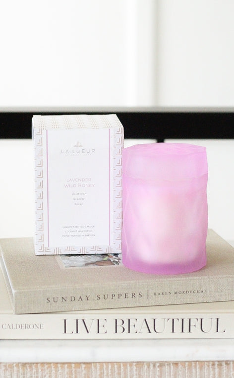 La Lueur Lavender & Honey Luxury Coconut Wax Candle