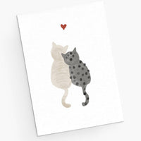 Mimi & August Premium Greeting Card: Purrfect Love