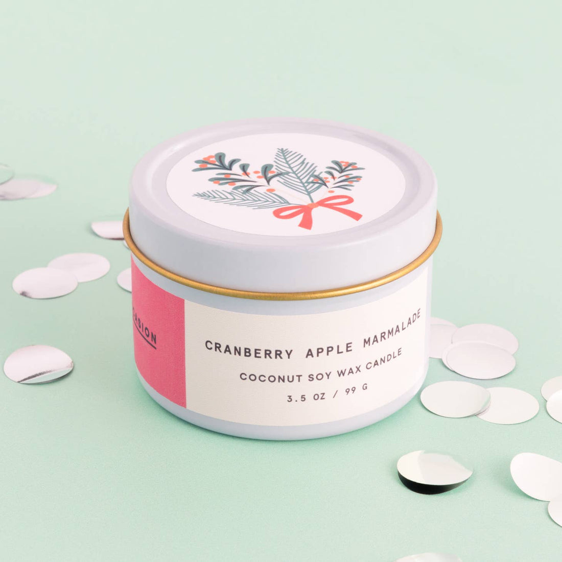 Enlighten the Occasion Christmas Tin Candle
