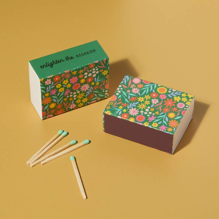 Spark Joy! 100 Matchsticks in a Colourful Matchbox