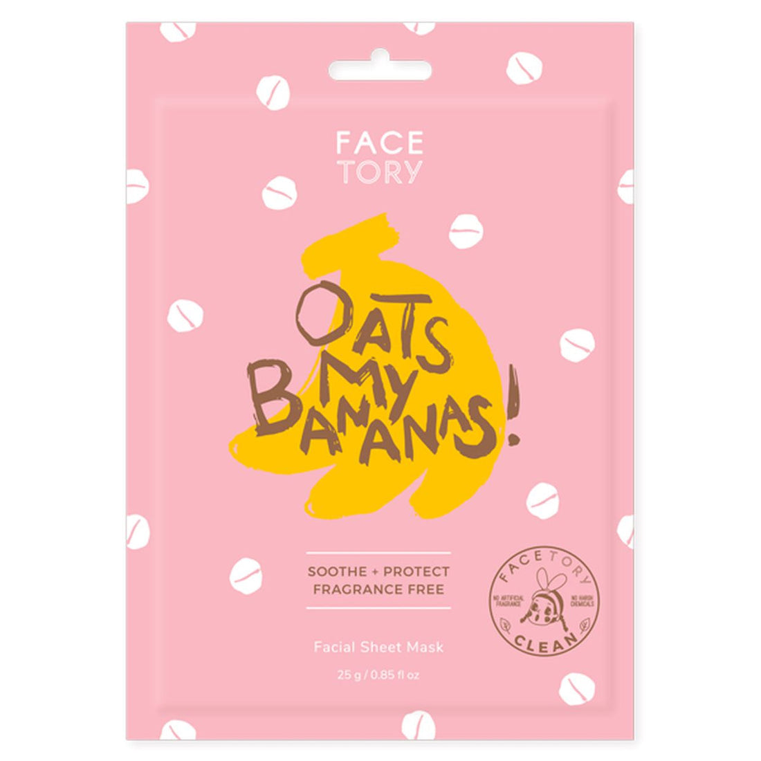 Facetory Oats My Bananas! Soothe+Protect Sheet Mask