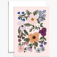 Mimi & August Premium Greeting Card: Field of Flowers