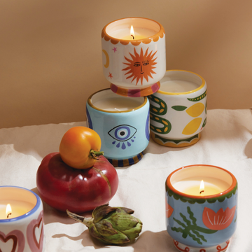 Paddywax A Dopo Handpainted Ceramic Candle 48hr