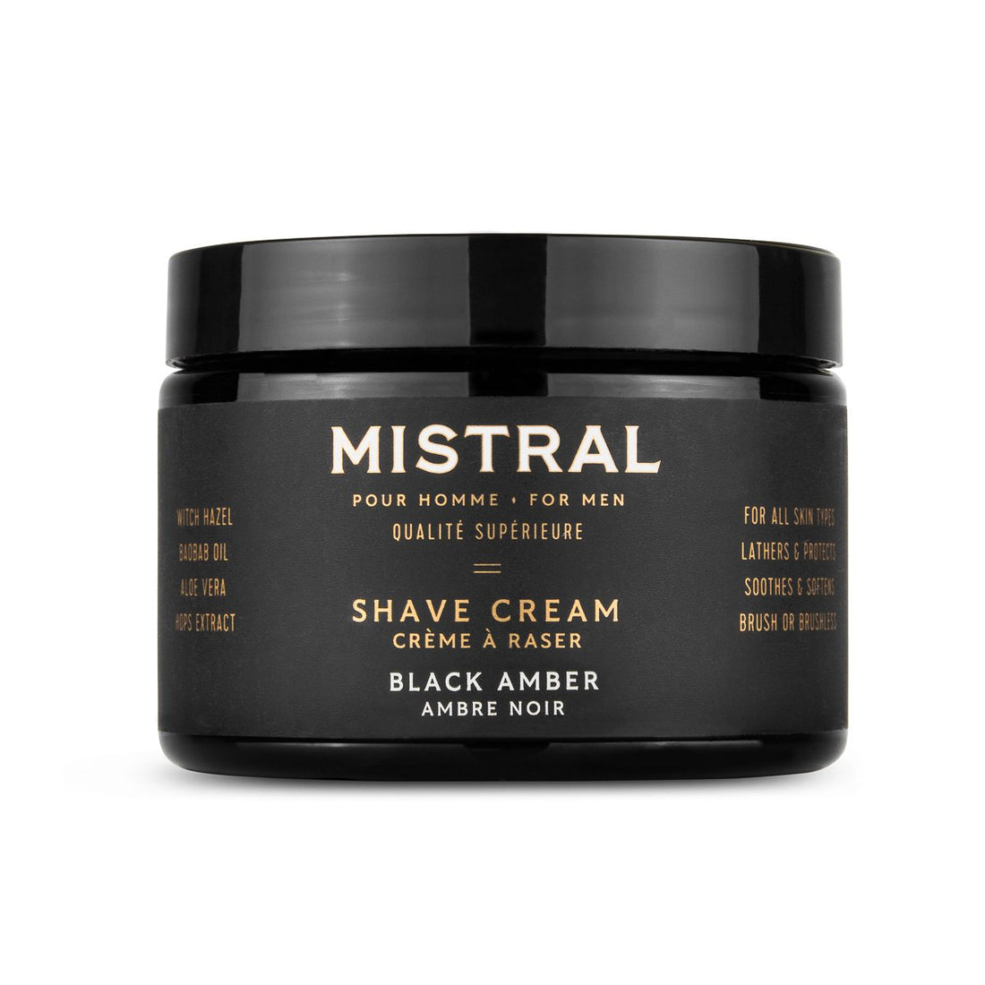 Mistral Men's Collection Luxurious Shave Cream Tub