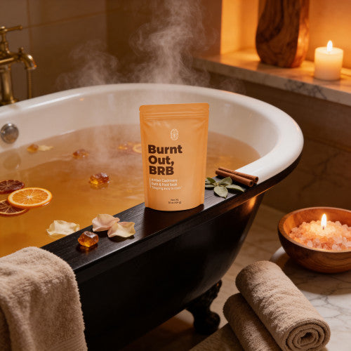 Midwest Sea Salt Co. Mood Bath & Foot Soak 16oz | Burnt Out, BRB
