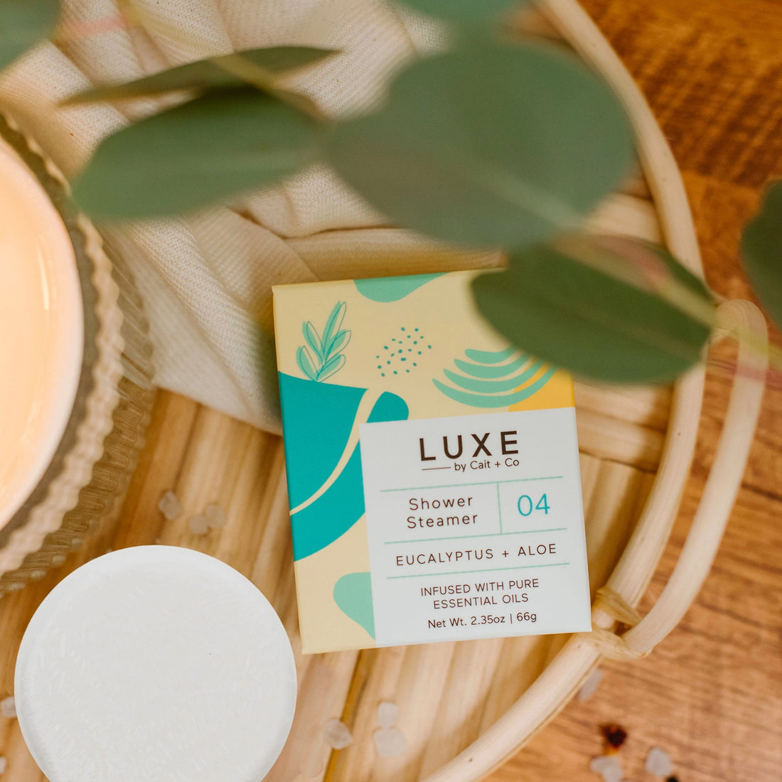 Cait + Co Luxe Shower Steamer Fizzy Bomb