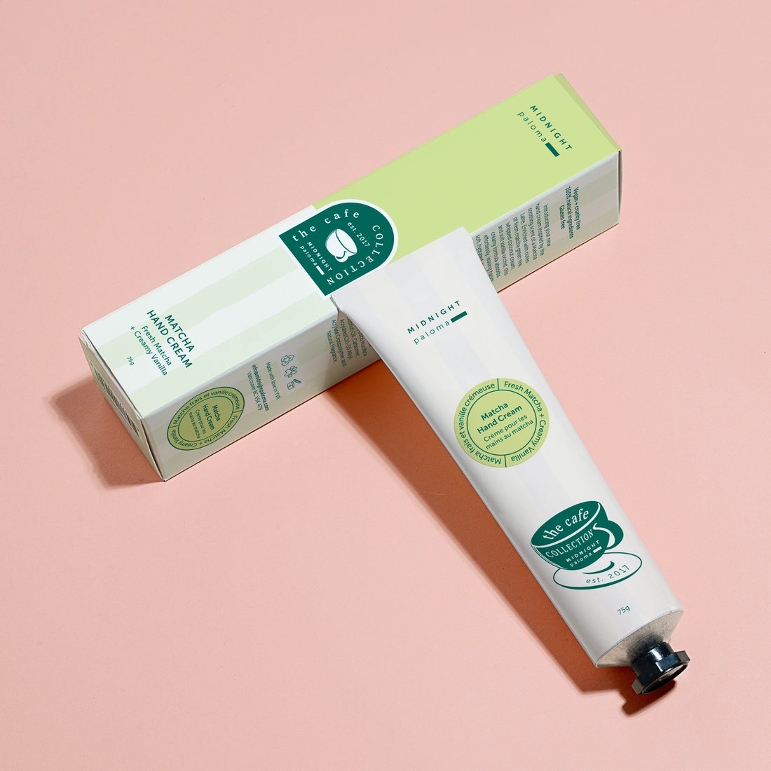 Midnight Paloma Hand Therapy: Matcha + Creamy Vanilla