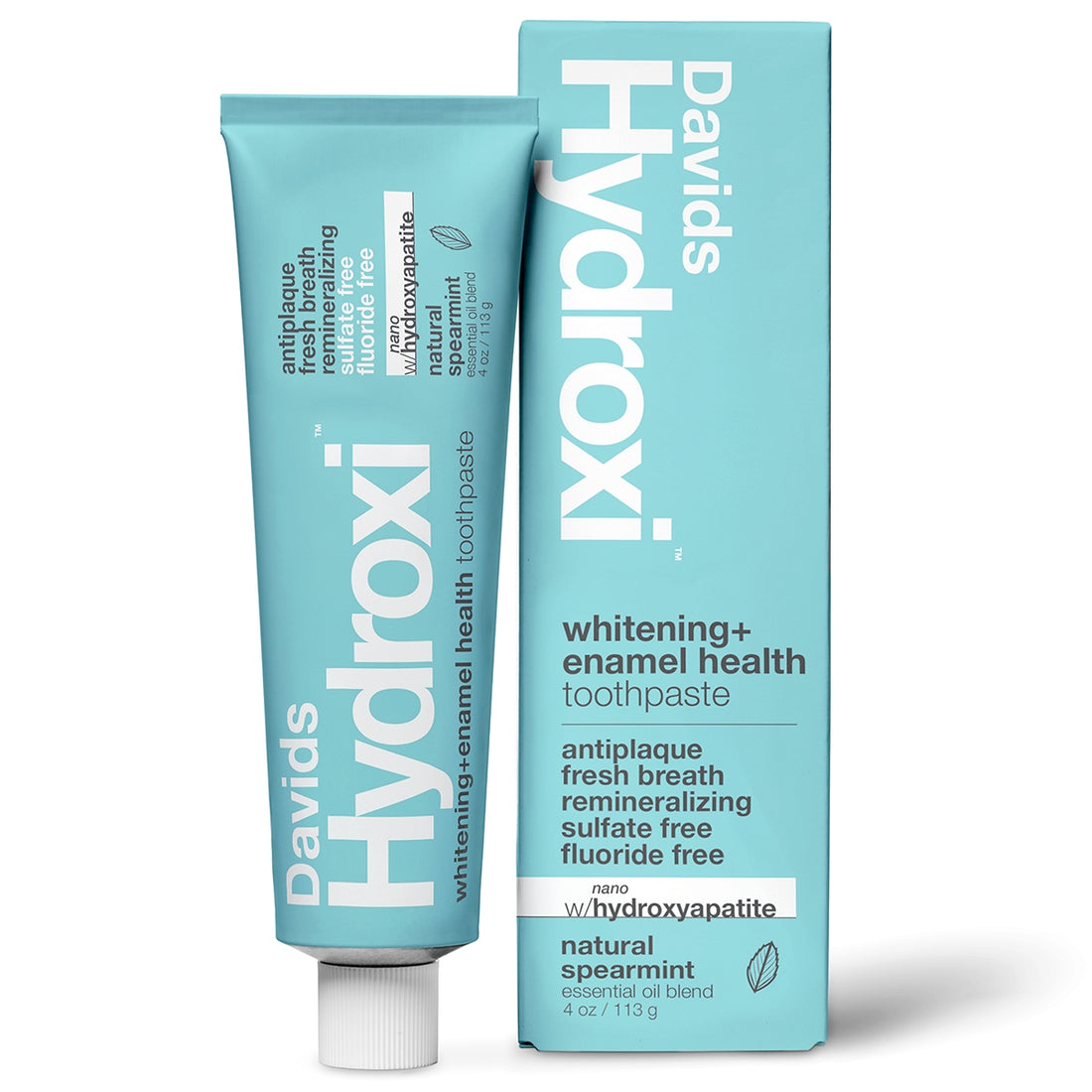 Davids HYDROXI Nano-Hydroxyapatite Premium Toothpaste | Whitening + Enamel