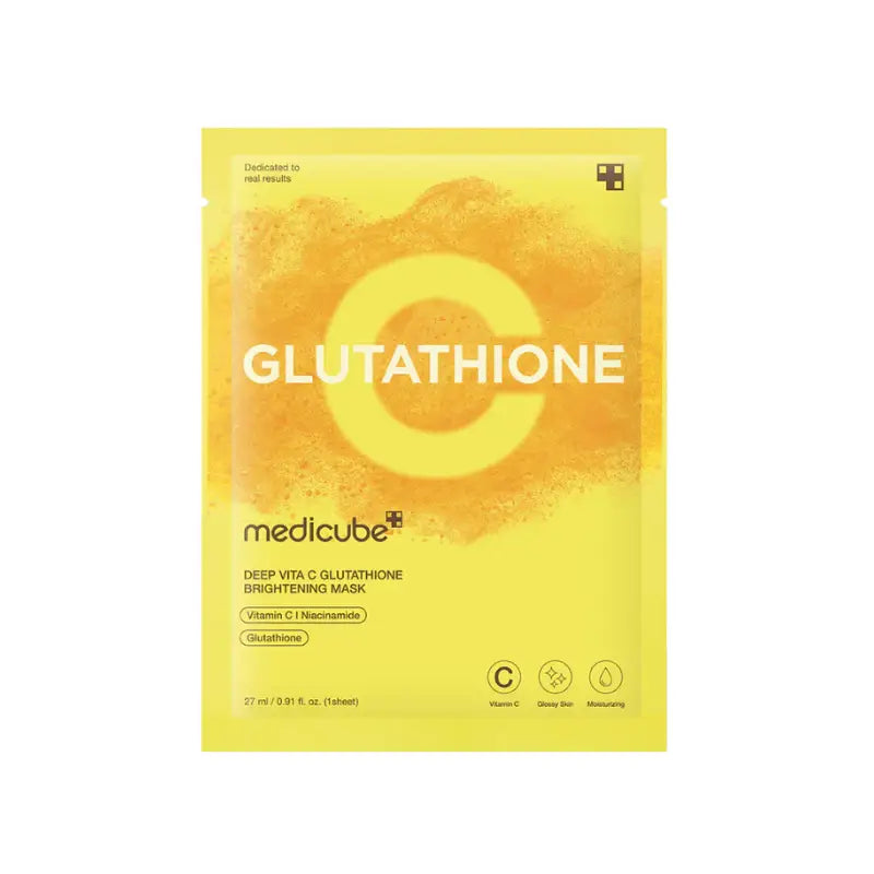 medicube Sheet Mask: Deep Vita C Glutathione Brightening