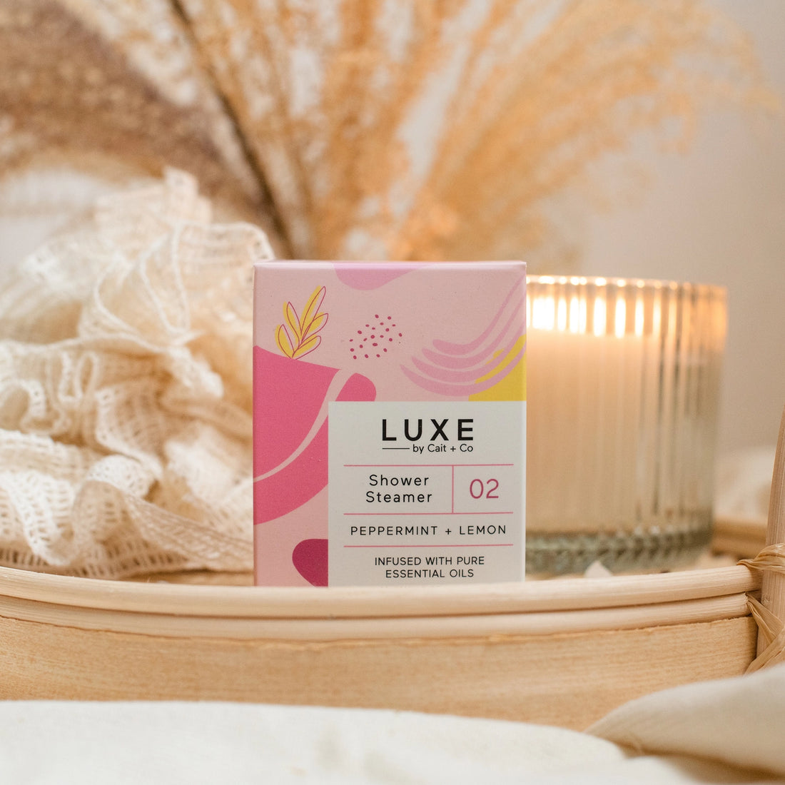 Cait + Co Luxe Shower Steamer Fizzy Bomb