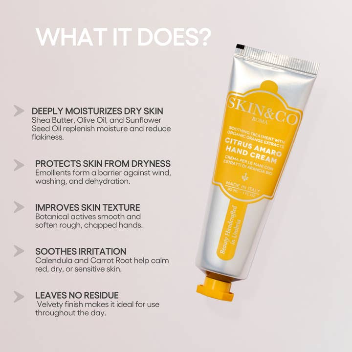 SKIN&CO Roma Shea Butter & Olive Oil Hand Cream | 30ml