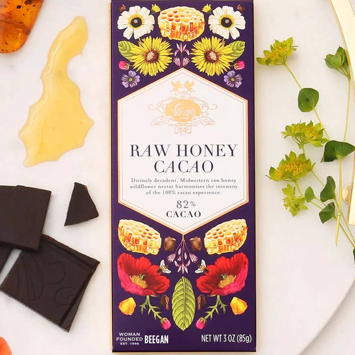 Vosges Haut-Chocolat Dark Bar (3oz) | Raw Honey 82% Cocoa