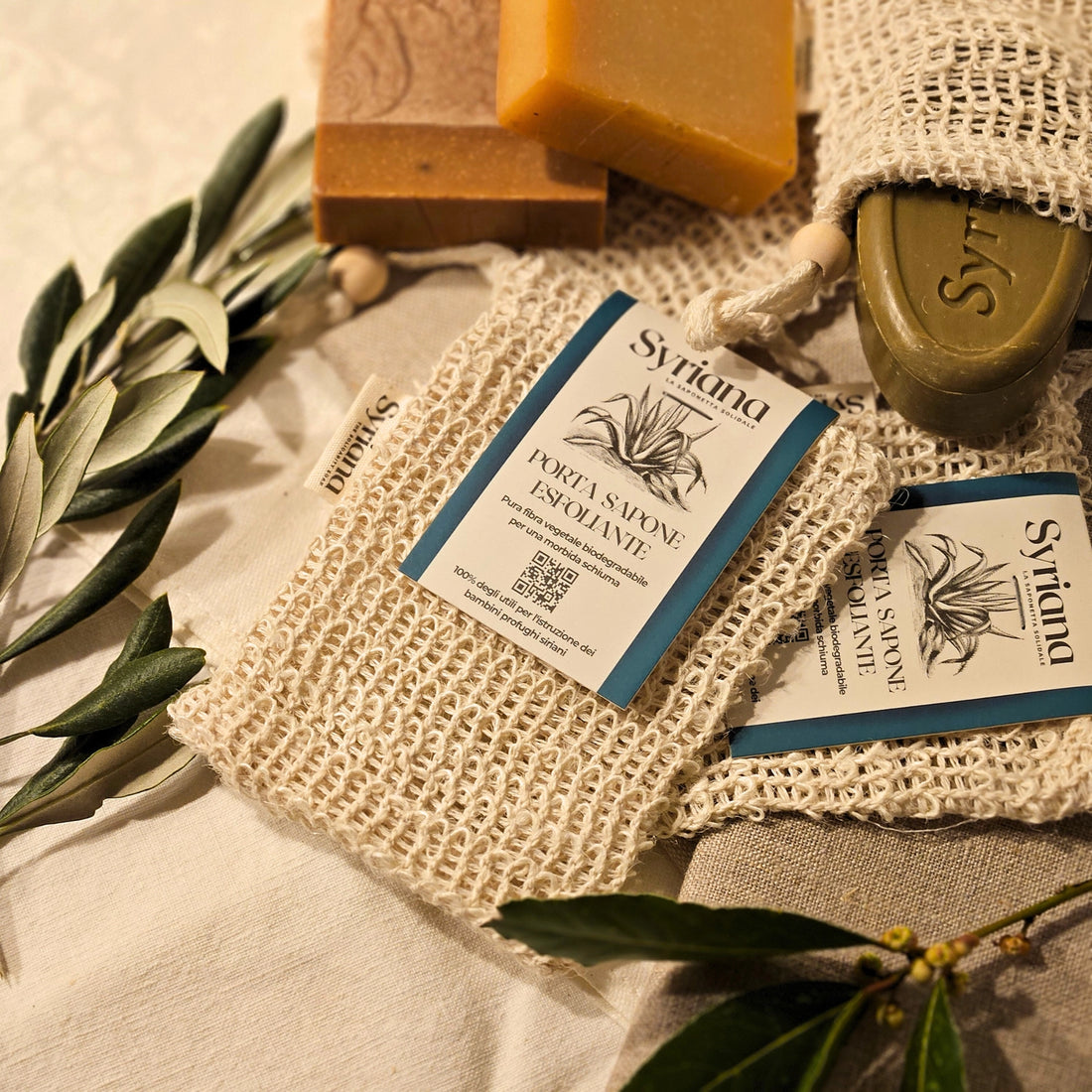 Syriana Imperial Hammam Exfoliating Sisal Soap Sleeve