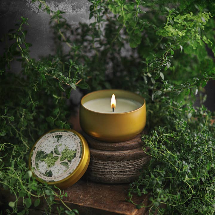 L'apothicaire Botanica Candle {50hrs}  Sweet Grass + Jasmine