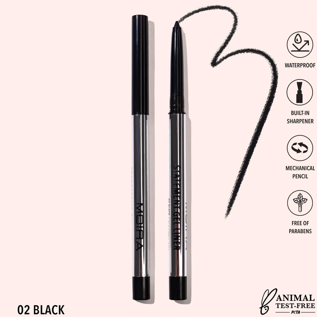 Moira Cosmetics Eye Liner { BLACK } Statement Gel