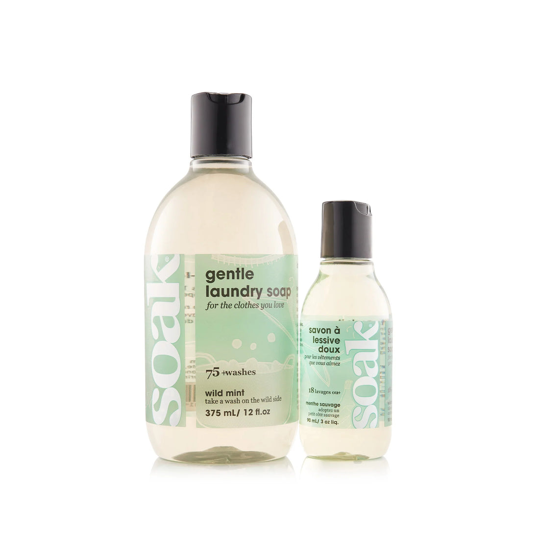 Soak Wash Gentle, Eco-friendly, No-Rinse Laundry Soak | Large 375ml