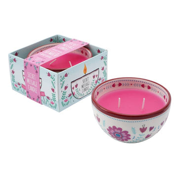 Adorable Secret Message Candle: I Love You