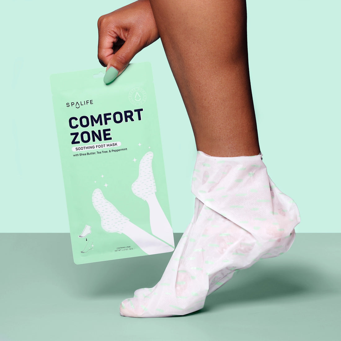 SpaLife Foot Socks SMOOTHING | Spearmint + Tea Tree Oil