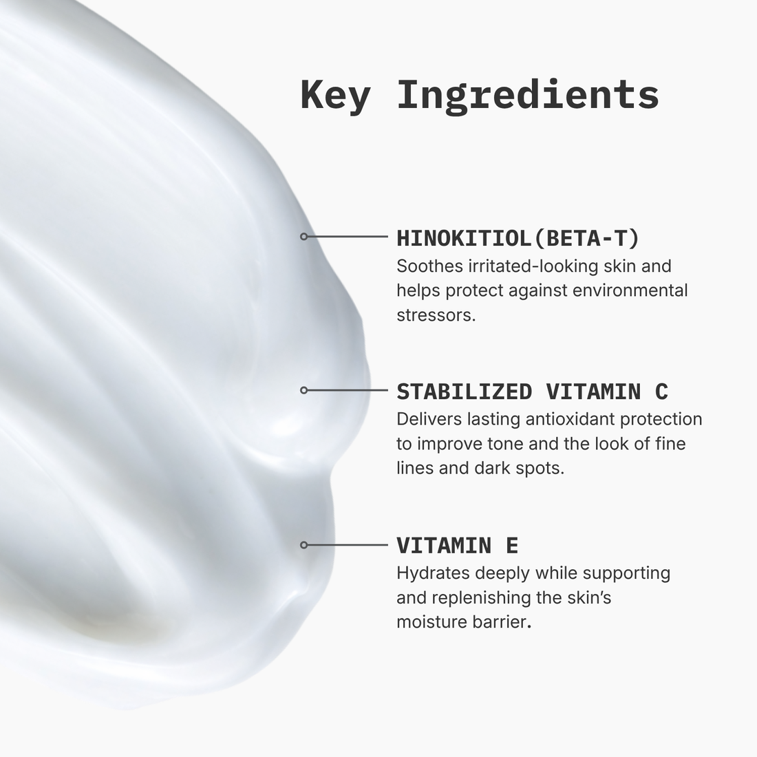Riversol Essential Moisturizing Cream with Hinokitiol & Vitamin C + E