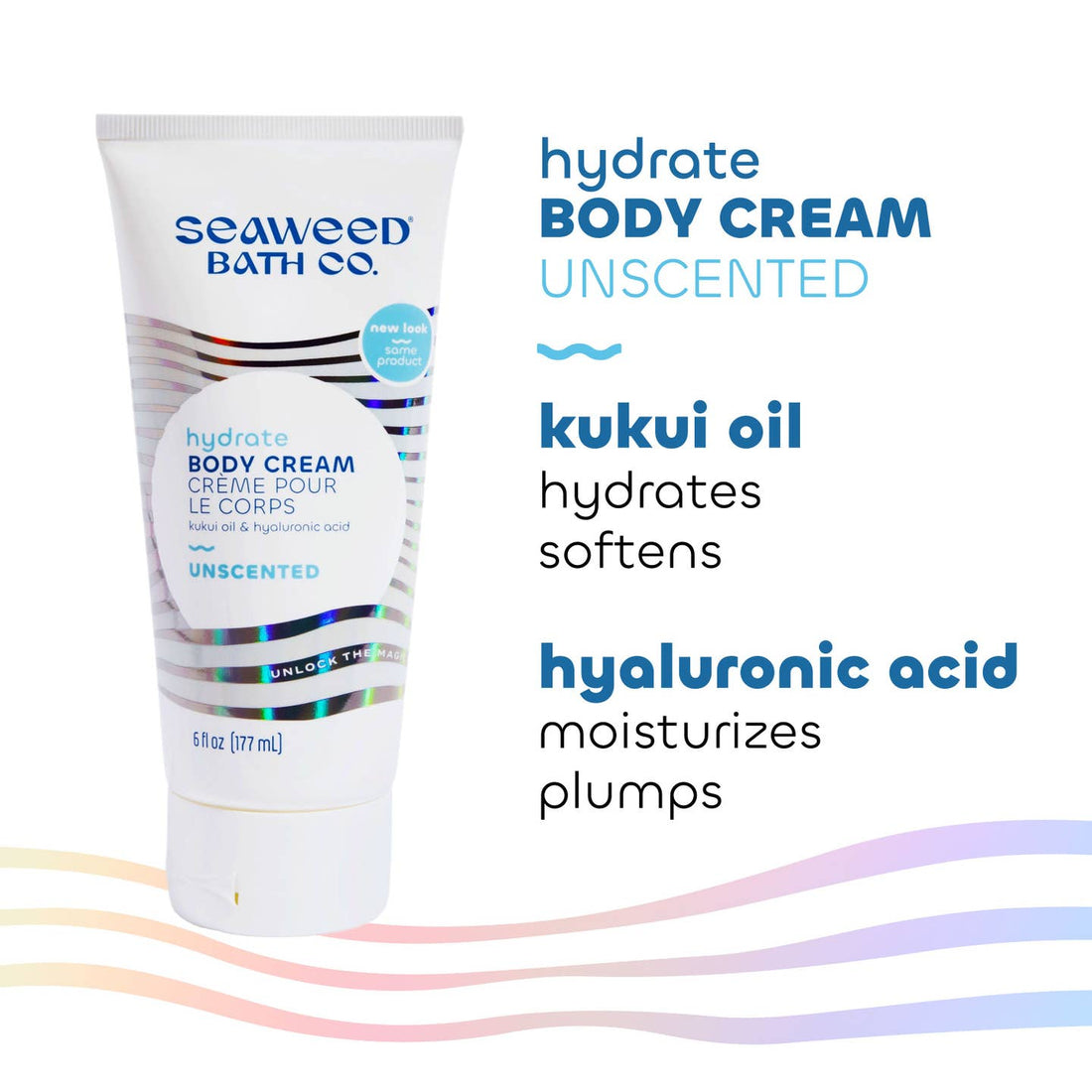 Seaweed Bath Co. Body Cream { Unscented } Travel Size