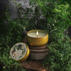 L'apothicaire Botanica Candle {50hrs}  White Lotus + Water Lily