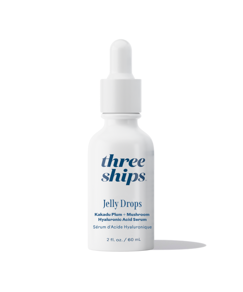 Three Ships Jelly Drops Kakadu Plum + Mushroom Hyaluronic Acid Serum