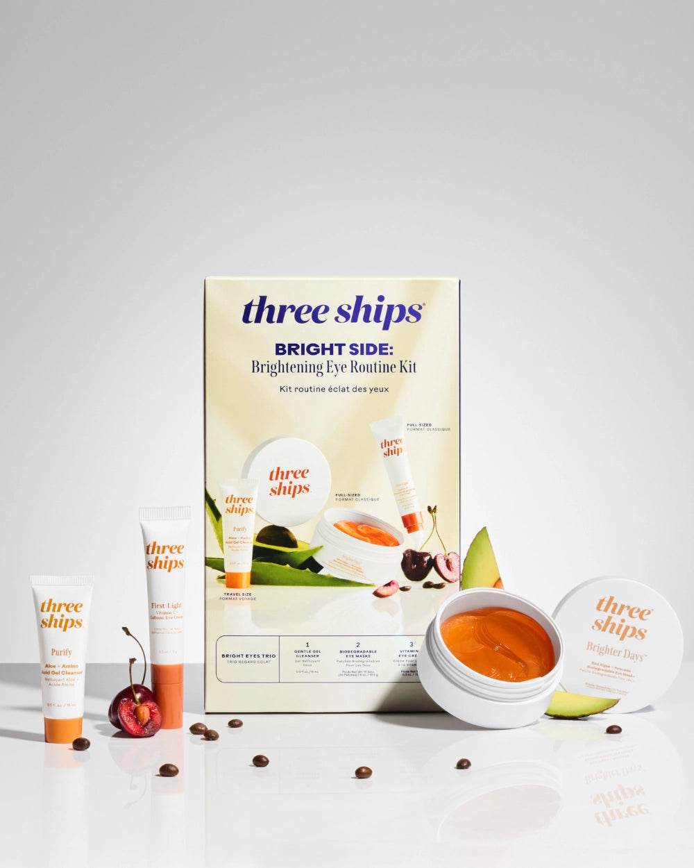 Three Ships Kit | Bright Side Brightening Eye Routine