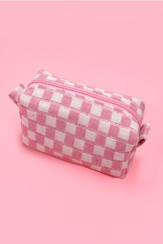 Josslyn Woven Small Cosmetic Pouch