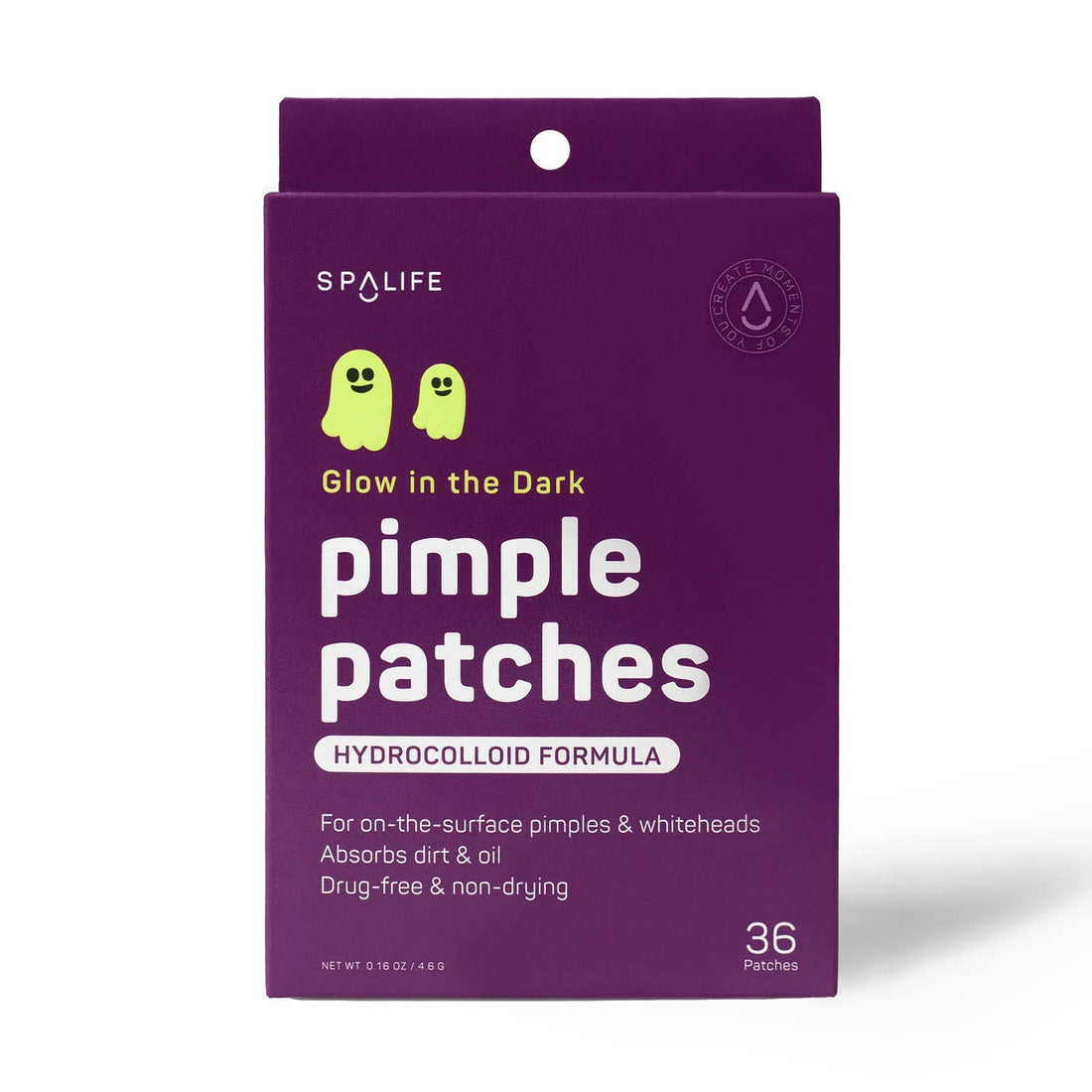 Glow in the Dark Ghosts Family Hydrocolloid Pimple Patches