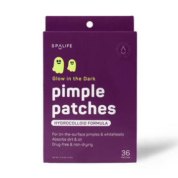Glow in the Dark Ghosts Family Hydrocolloid Pimple Patches