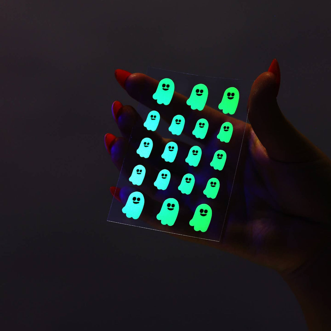 Glow in the Dark Ghosts Family Hydrocolloid Pimple Patches