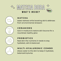 Avatara Boba Hydrogel Mask | Calming Matcha