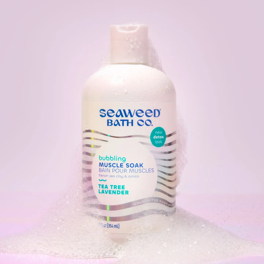 Seaweed Bath Co. Bubbling { Muscle Soak } Tea Tree Lavender