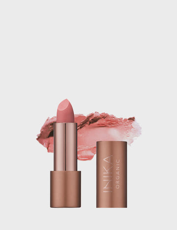 Exclusive LUX Trio: Girlactik Glossy Lip Liner +  Inika Lipstick +  Inika Lip & Cheek Cream (Warm Tones)