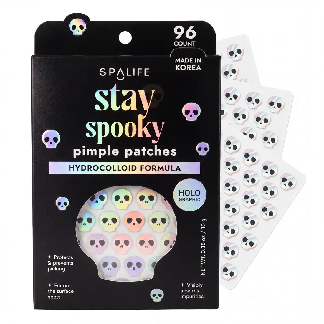 Hydrocolloid Pimple Patches | STAY SPOOKY SKULLS x 96