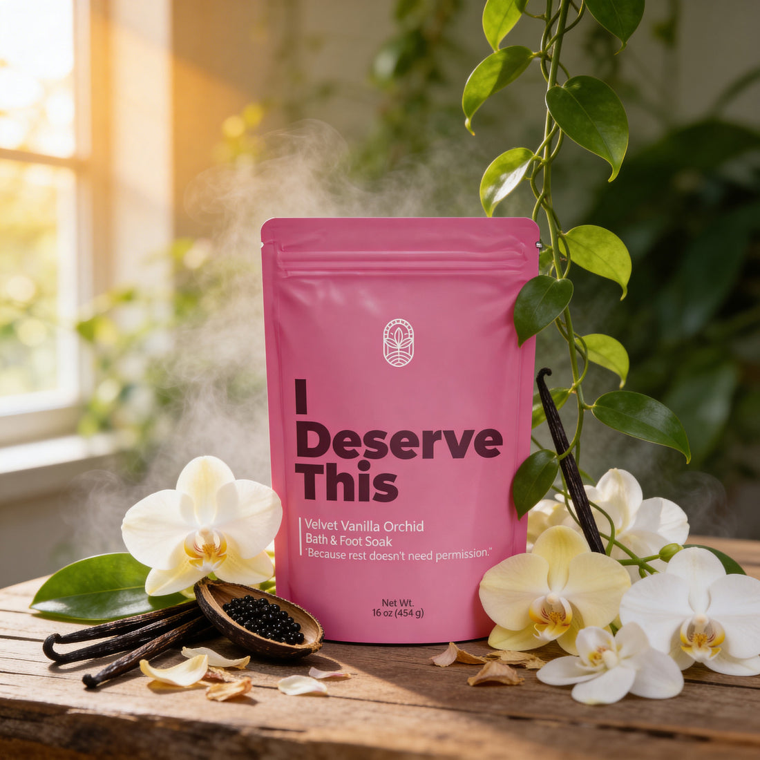 Midwest Sea Salt Co. Mood Bath & Foot Soak 16oz | I Deserve This