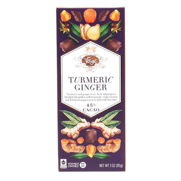 Vosges Haut-Chocolat Milk Bar (3oz) | Turmeric Ginger