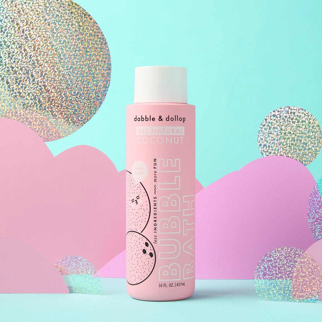 Dabble & Dollop Rich, Long-Lasting Tear-Free Bubble Bath | 16oz