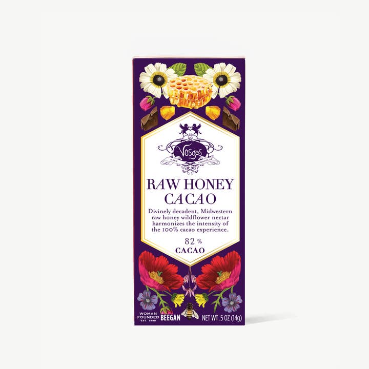 Vosges Haut-Chocolat { Mini } Dark Bar | Raw Honey 100% Cocoa