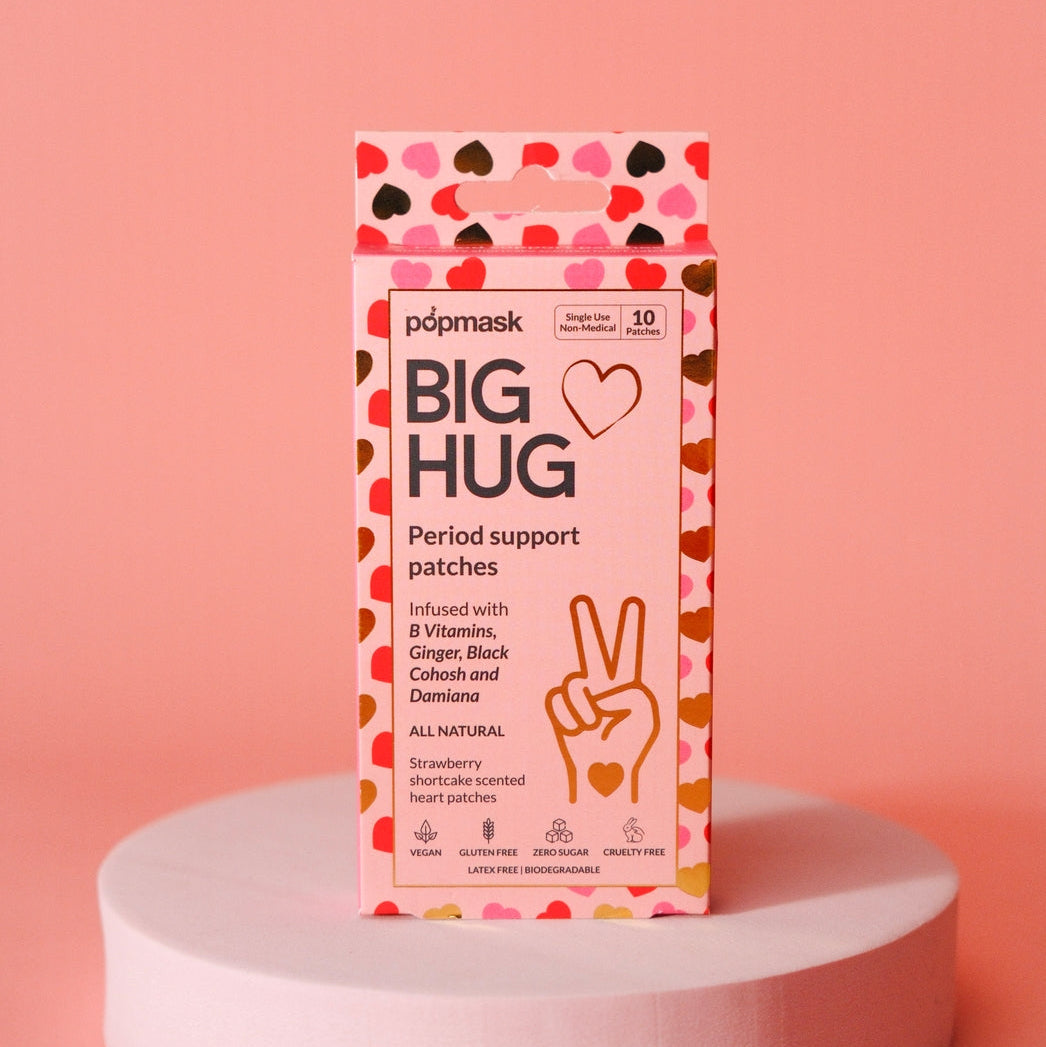 Popmask Big Hug Vitamin Topical Patches - Period Support (10 pack)